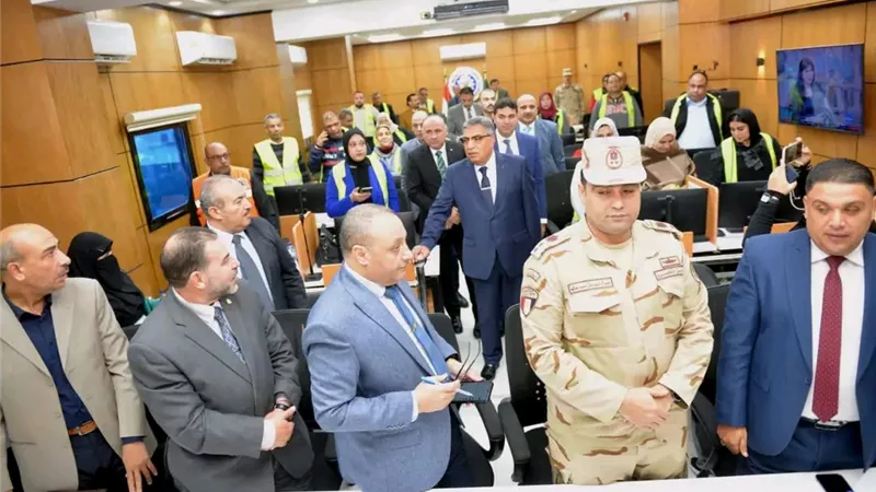 محافظ الدقهلية يتابع سير لجان الإعادة لليوم الثاني عبر الشبكة الوطنية 