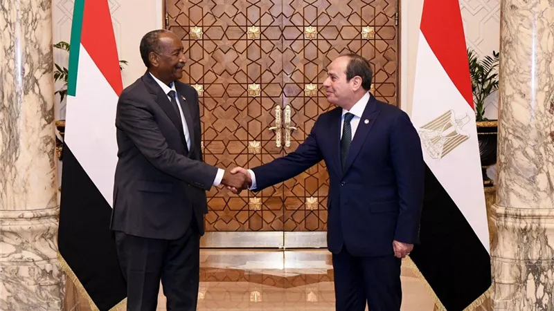 مجلس السيادة: البرهان والسيسي يؤكدان تنسيق الرؤى حول الأمن القومي 