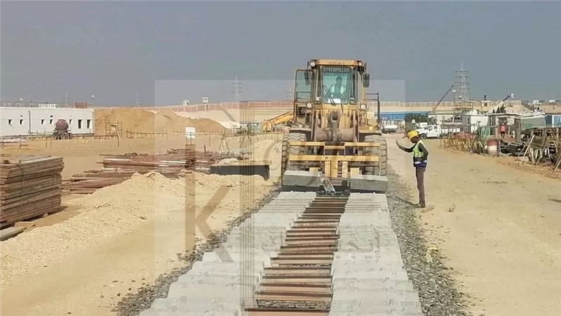 بدء أعمال إنشاء السكك والقضبان بورشة حدائق الأشجار بالخط الرابع للمترو