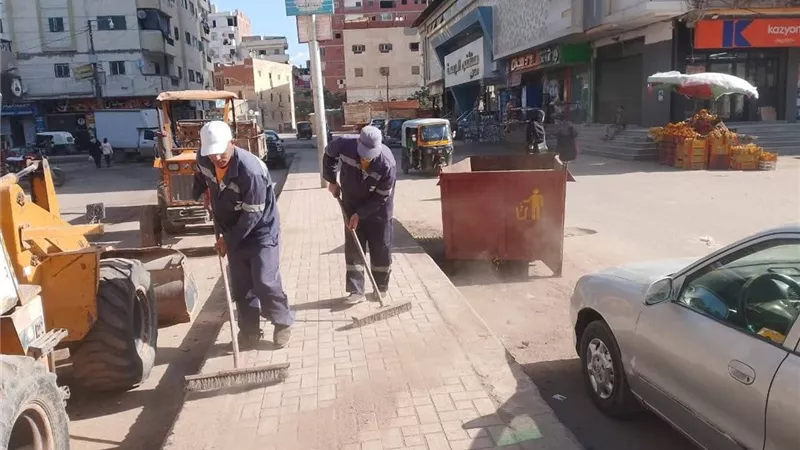 محافظ كفر الشيخ يوجه بمتابعة مستوى النظافة وتحسين المظهر الحضاري