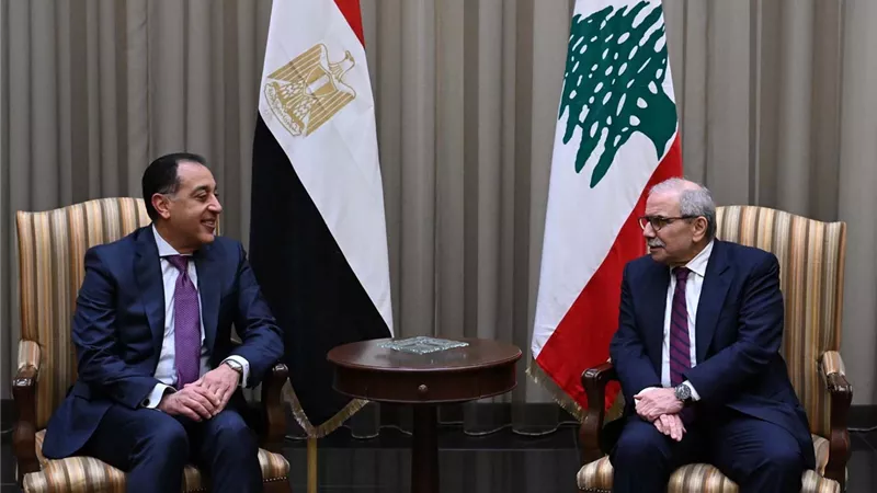 اليوم.. مصطفى مدبولي يلتقي رئيس الوزراء اللبناني لبحث عدد من المفات|فيديو
