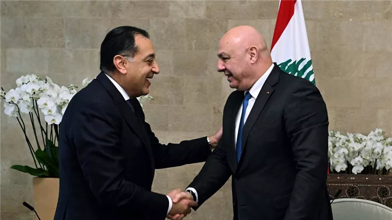 الرئيس اللبناني يستقبل الدكتور مصطفى مدبولي بقصر «بعبدا»| صور