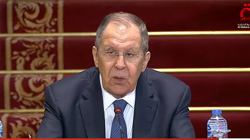 وزير خارجية روسيا:  نتوافق الروئ مع مصر في العديد من القضايا الدولية|فيديو