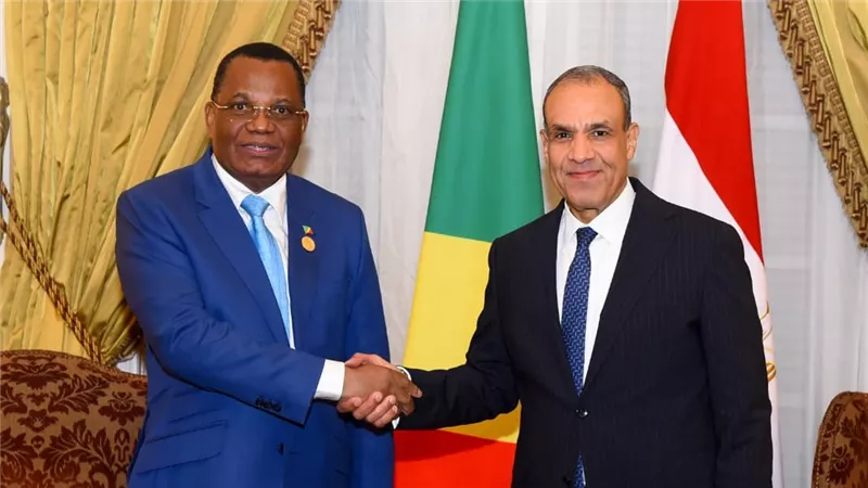 وزير الخارجية يلتقي نظيره الكونجولي لبحث تعزيز التعاون الثنائي