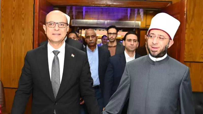 الدكتور أحمد المنشاوي يلتقي وزير الأوقاف بجامعة أسيوط| تفاصيل