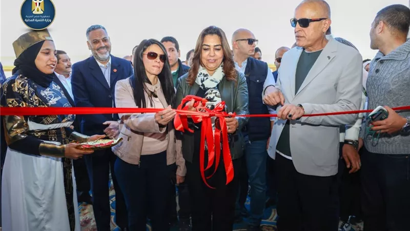 افتتاح المجزر الآلي بالحبيل ووضع حجر الأساس للسوق الحضاري الجديد بالأقصر