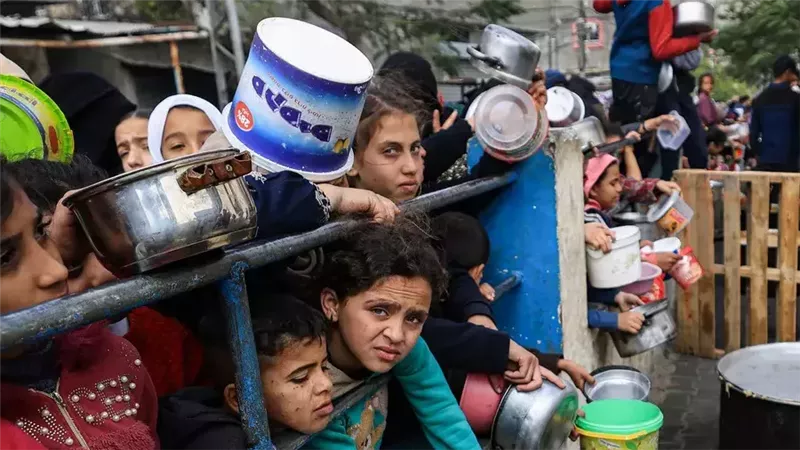 على شفا المجاعة.. تقرير: 80% من أطفال غزة يواجهون جوعا كارثيا