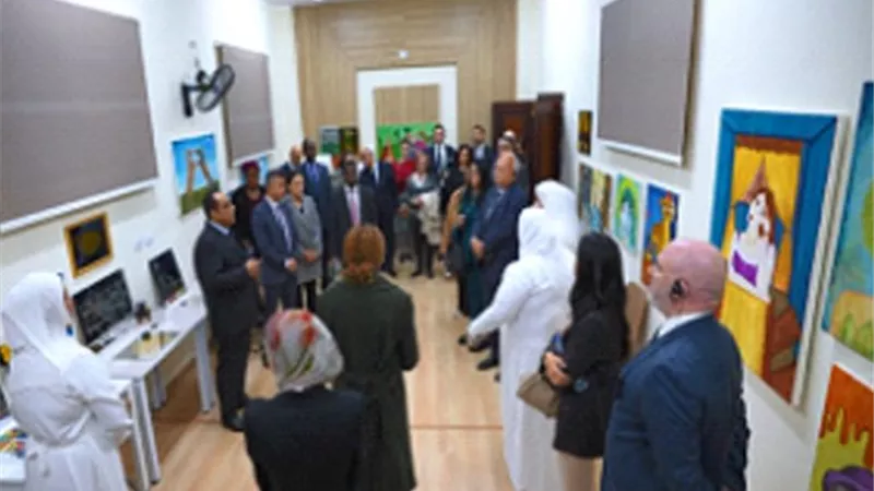 «جولات وتفقدات».. كواليس زيارة دبلوماسيين وأجانب لمركز إصلح وتأهيل العاشر