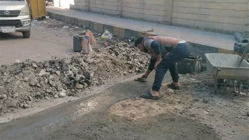 إنشاء 7 بلاعات صرف لمياه الأمطار بنطاق حي شرق كفر الشيخ
