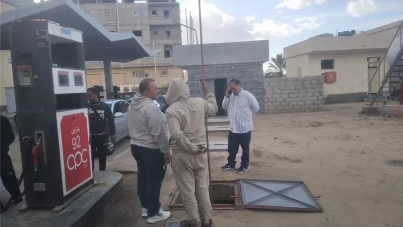 تموين شمال سيناء يشدد الرقابة على محطات الوقود بالعريش