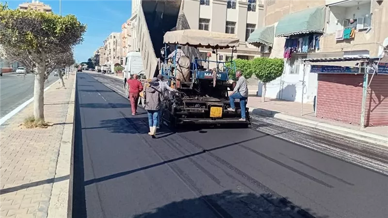 بورفؤاد تستعيد بريقها الملكي.. طريق «المعتصم بالله» يرتدي ثوبه الجديد 