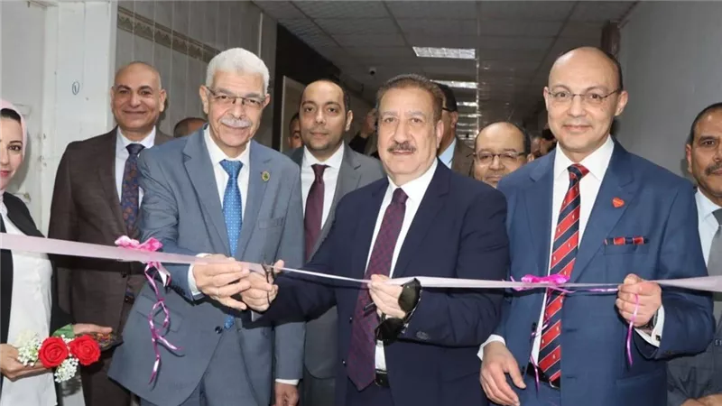 رئيس جامعة المنوفية والمحافظ يفتتحان عددًا من المشروعات الطبية الجديدة