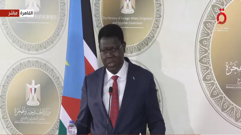وزير خارجية جنوب السودان: مصر وطنا لنا ونحن أمة واحدة|فيديو