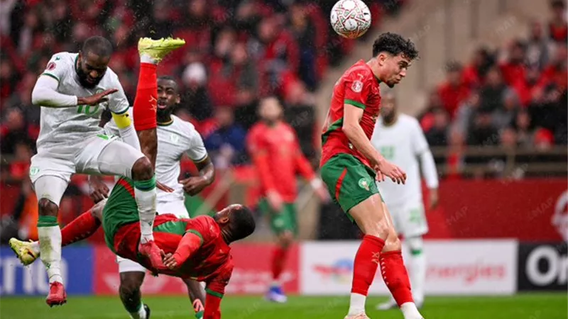شاهد هدف أيوب الكعبي العالمي لـ منتخب المغرب ضد جزر القمر|فيديو 