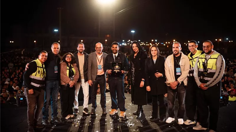 بهاء سلطان وأحمد سعد يحييان حفل استقبال طلاب الأكاديمية العربية