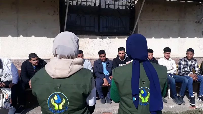 مياه الدقهلية تنظم قافلة مائية بقرية اللاوندي بمركز أجا