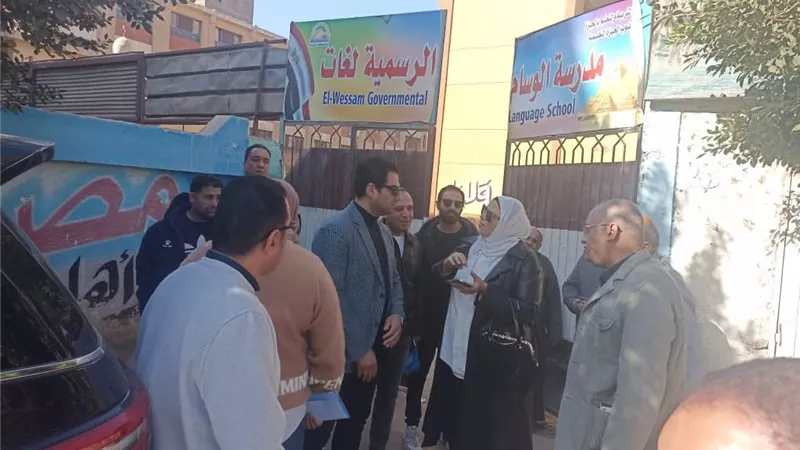 إغلاق مبنى بمدرسة الوسام الرسمية بعد رصد شروخ واهتزازات في الجيزة