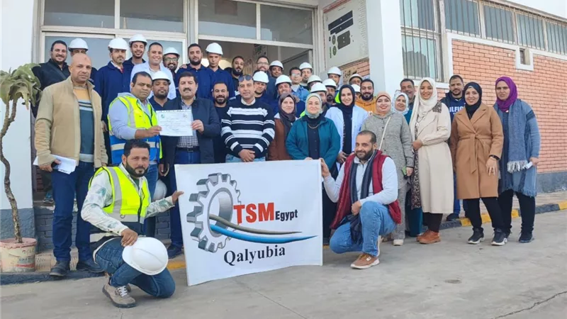 «مياه القليوبية» تُجدد شهادة التنمية الفنية المستدامة TSM لمحطة معالجة قها