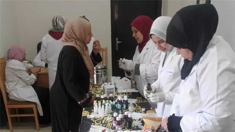 جامعة بنها تنظم قافلة بيطرية مجانية بقرية نوي بشبين القناطر