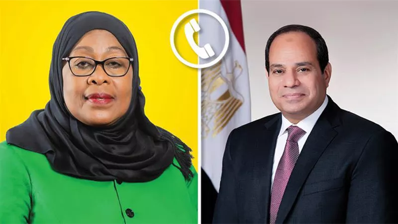 السيسي يهنئ نظيرته التنزانية بمناسبة فوزها في الانتخابات الرئاسية