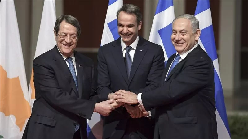 نتنياهو يحذر أردوغان.. تحالف عسكري مع قبرص واليونان 