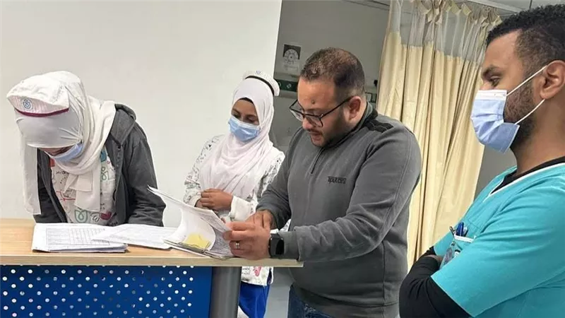 لمتابعة سير العمل.. جولة مرورية بمستشفى إيزيس التخصصي والمجمع الدولي 