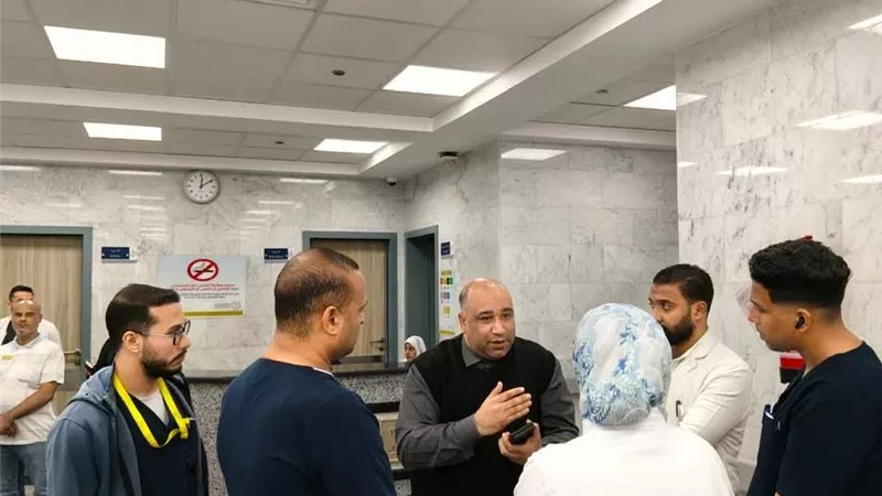جولة تفتيشية بمستشفى الكرنك الدولي في الأقصر لتقييم جودة الخدمات