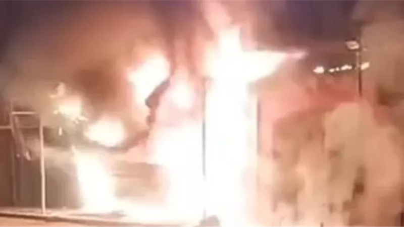 ماس كهربائي يتسبب في حريق داخل «مقلة لب» بالمحلة