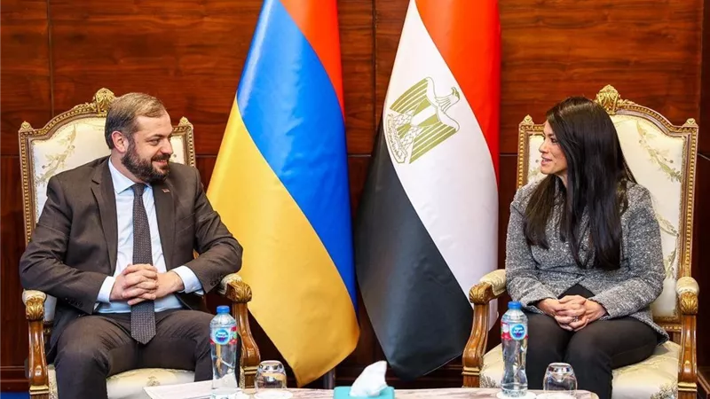 مصر وأرمينيا تتفقان على زيادة التبادل التجاري وتوطين الصناعة