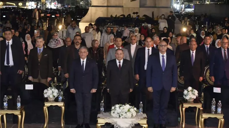 «حبشي» يشهد احتفالية «عيد بورسعيد» بحضور محافظي القليوبية والإسماعيلية