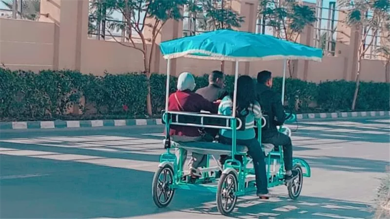 جامعة بدر بأسيوط تدرس تشغيل المركبة الصديقة للبيئة داخل الحرم الجامعي