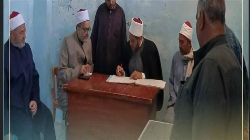 مدير «أوقاف شمال سيناء» يواصل جولاته التفقدية بالمرور على إدارة الجورة