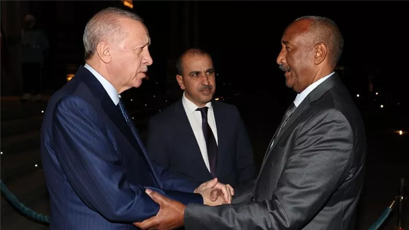 بدعوة من أردوغان.. البرهان يزور تركيا الخميس المقبل