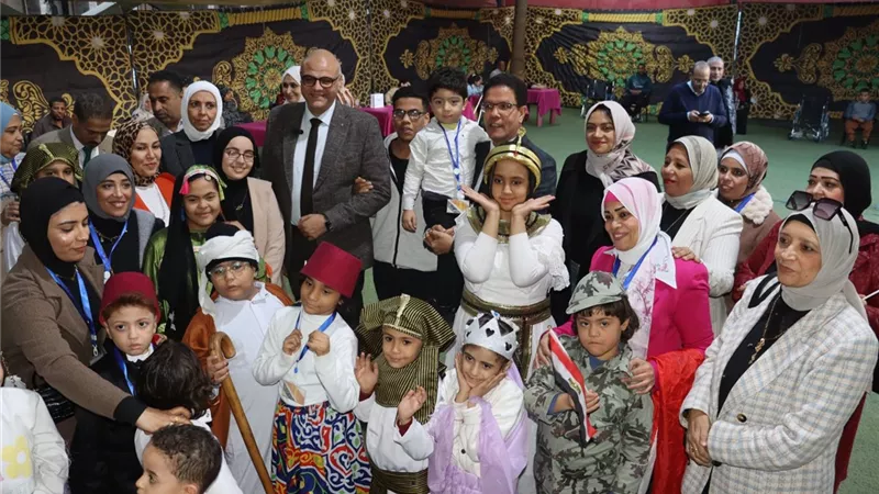 محافظ القليوبية يشارك في احتفالية ذوي الإعاقة بجمعية الشبان العالمية ببنها