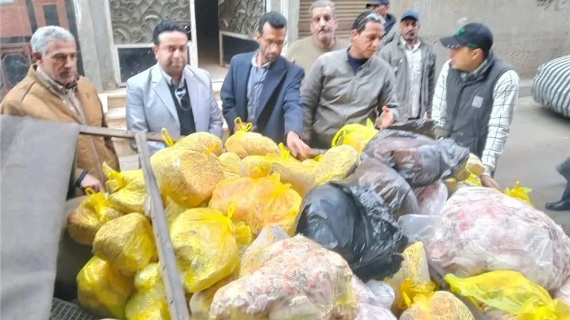 ضبط 600 كيلو لحوم غير صالحة للاستهلاك الآدمي بالمنوفية 