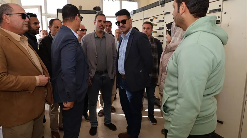 رئيس «مياه القليوبية» يتفقد محطة معالجة الصرف الصحي ببلتان