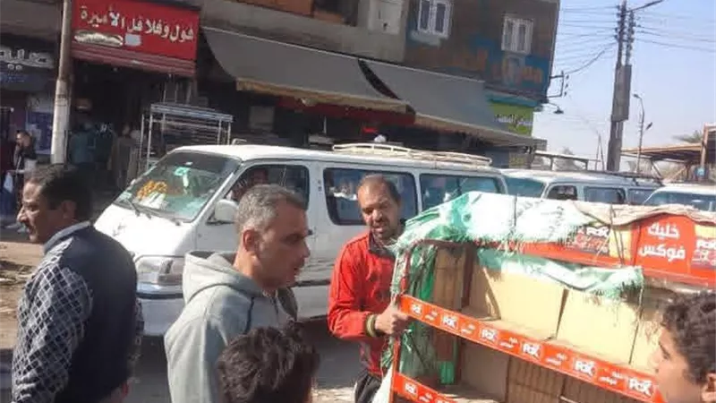 جهود مكثفة للوحدة المحلية لمركز ومدينة بني سويف لتحسين الخدمات