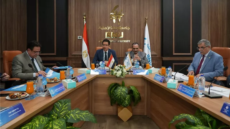 مجلس جامعة بنها الأهلية يناقش جداول اختبارات الفصل الدراسي الأول