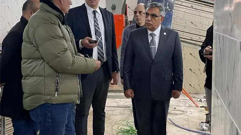محافظ الدقهلية يتفقد أعمال إنشاء مخبز بسوق الجملة بالمنصورة 