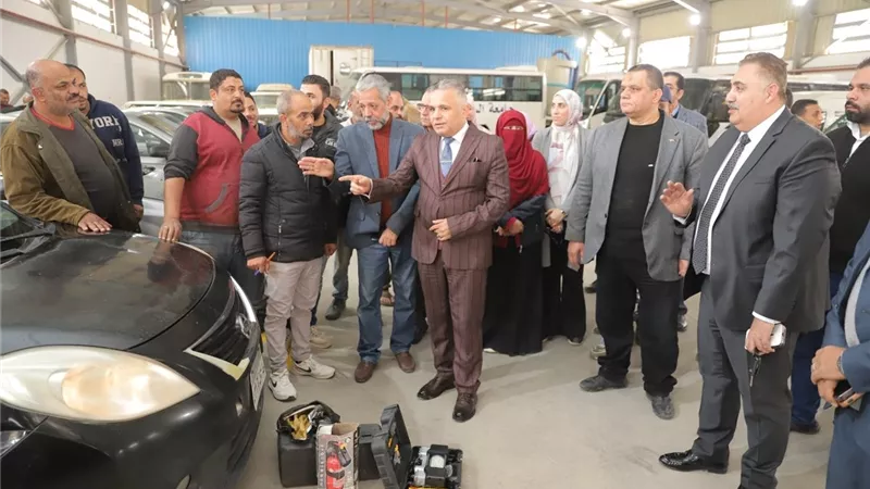 جامعة السويس تُطلق منظومة لإدارة أسطول سياراتها وترشيد استهلاك الوقود