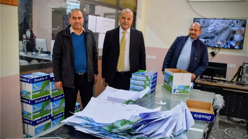 الغرباوي يتابع استعدادات المطبعة السرية لامتحانات نصف العام ببورسعيد