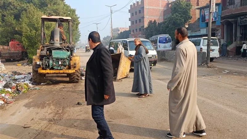 حملات نظافة في العياط لإنهاء مقالب القمامة وتحسين المظهر الحضاري