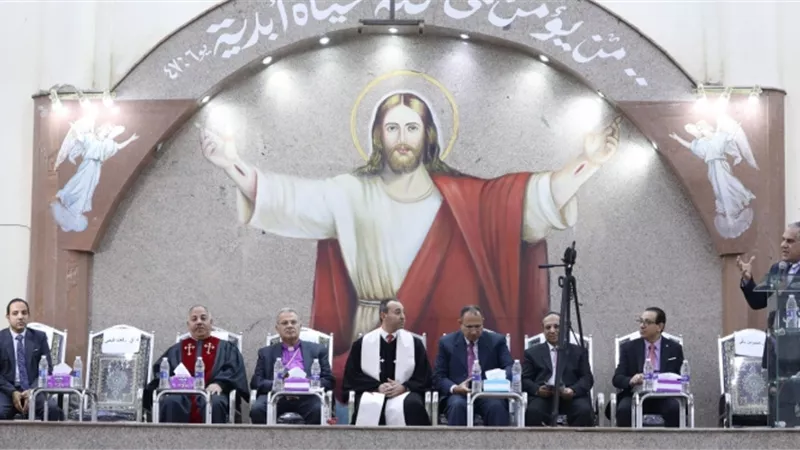 جولة رعوية بالمنيا لرئيس الطائفة الإنجيلية وتنصيب راعي الكنيسة الأولى