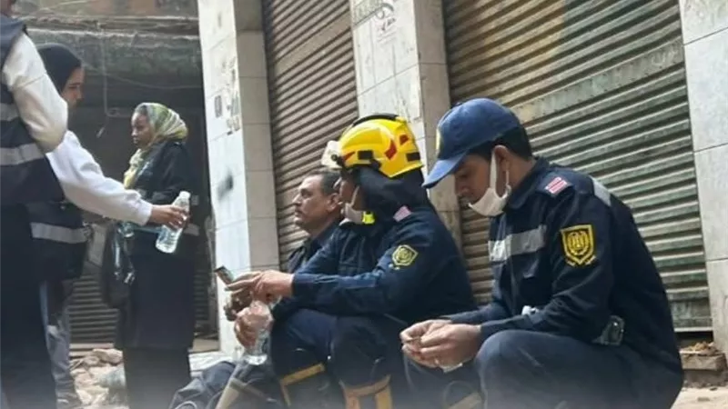 «الشباب المصري» يشارك في جهود دعم المتضررين من حادث عقار إمبابة