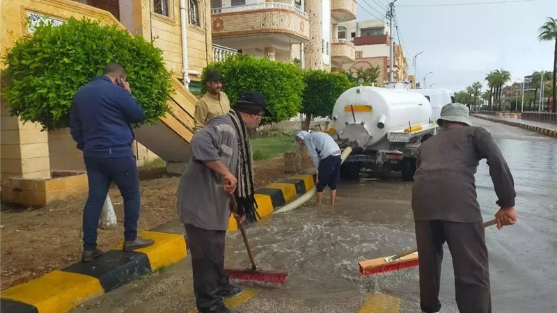 سماء المحافظة تشهد سحبا منخفضة.. أمطار خفيفة ومتوسطة في كفر الشيخ
