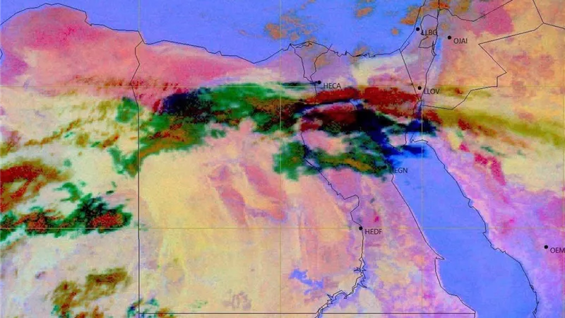 الأرصاد الجوية: تكاثر السحب المنخفضة والمتوسطة على شمال الوجه البحري