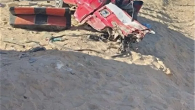 مصرع وإصابة 10 أشخاص في حادث تصادم بـ «صحراوي المنيا»