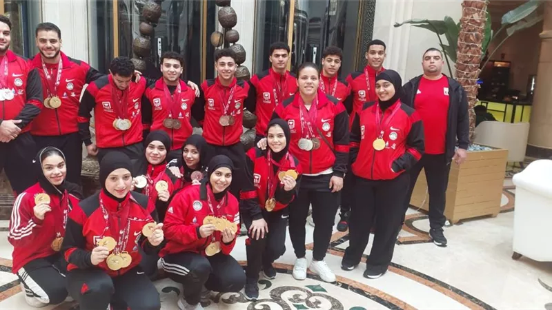 مصر تحصد 102 ميدالية في بطولة رفع الأثقال العربية بالدوحة