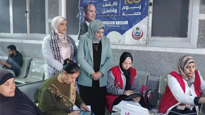  حزمة مبادرات صحية متكاملة لخدمة العاملين والمترددين على مجلس سمسطا