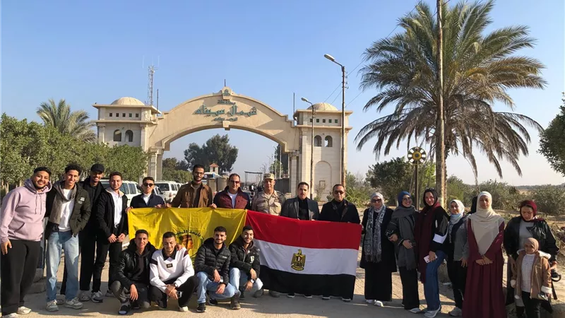 جامعة المنيا تنظم زيارة للطلاب إلى مدينة العريش لتعزيز الوعي الوطني